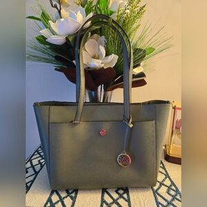 Michael Kors Olive Green Tote Bag